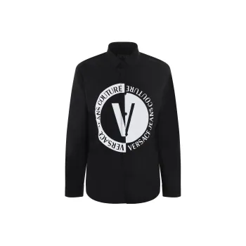 VERSACE JEANS Shirts Men Black