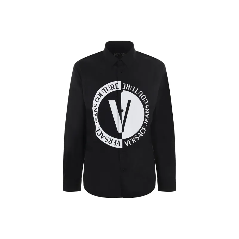 VERSACE JEANS Shirts Men Black-0