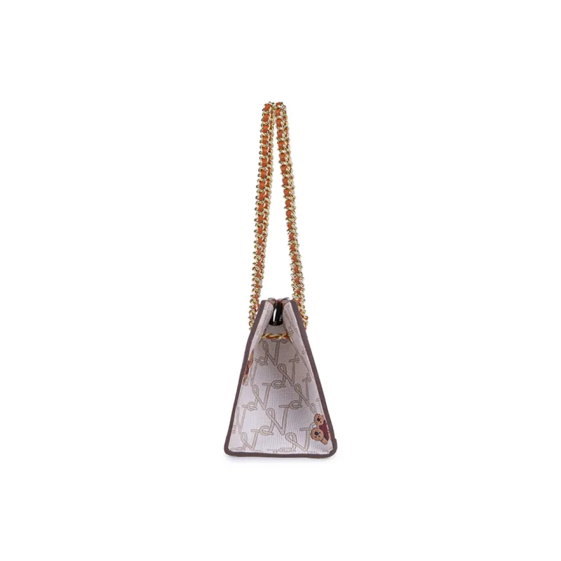 NOISY TEDDY PU Shoulder Bag Regular Women's Beige/Brown-2