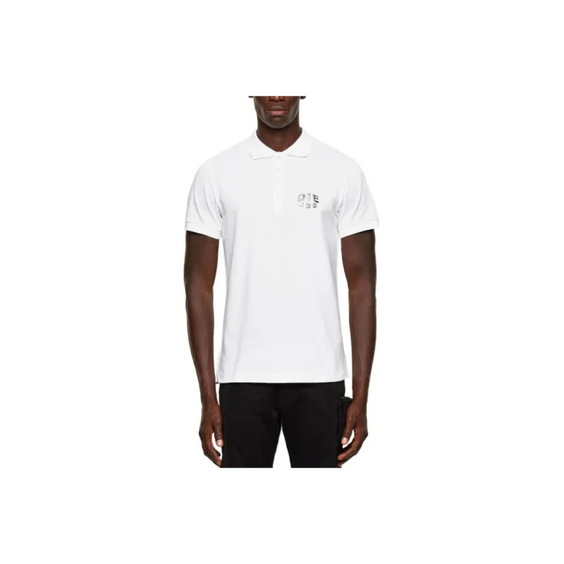 DIESEL Polo Shirts Men White-0