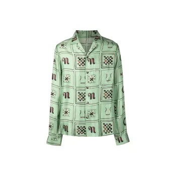 NANUSHKA Shirts Men Green