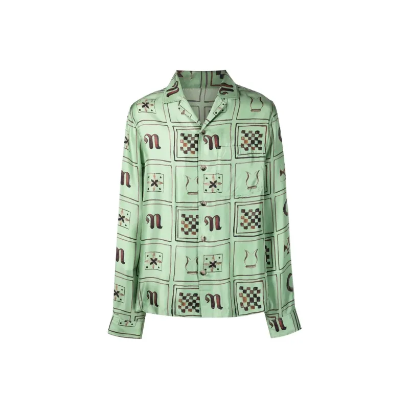 NANUSHKA Shirts Men Green-0