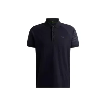 HUGO BOSS Logo Patch Short Sleeved Polo Shirt