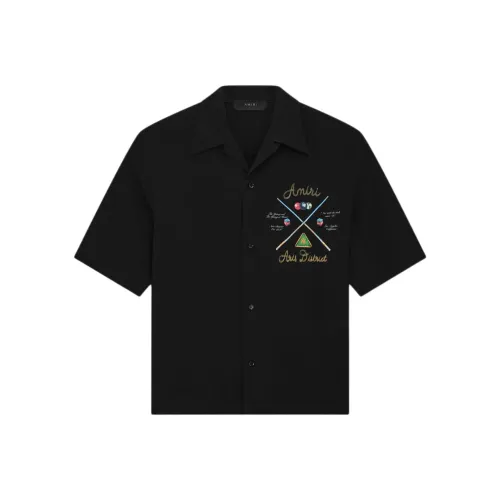 AMIRI Pool Cue Bowling Shirt