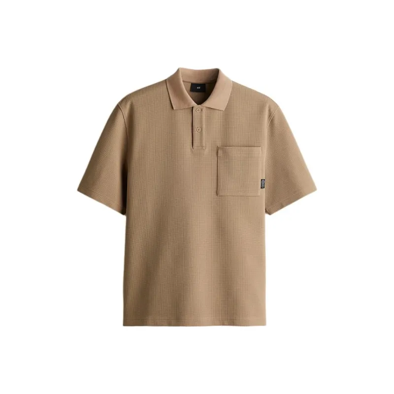 H&M Polo Shirts Men Beige-0