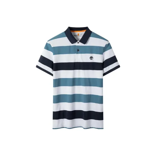 Timberland Polo Shirts Men Blue, White, Multicolor