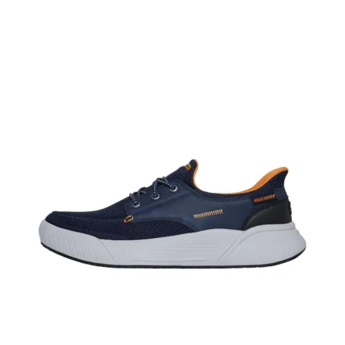Skechers Low Top Casual Shoes Men's Blue