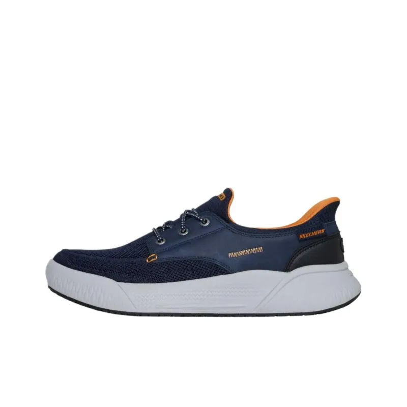 Skechers Low Top Casual Shoes Men's Blue-0