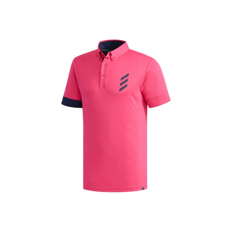 Adidas Adicross Polo Shirt Men's Peach Red-0