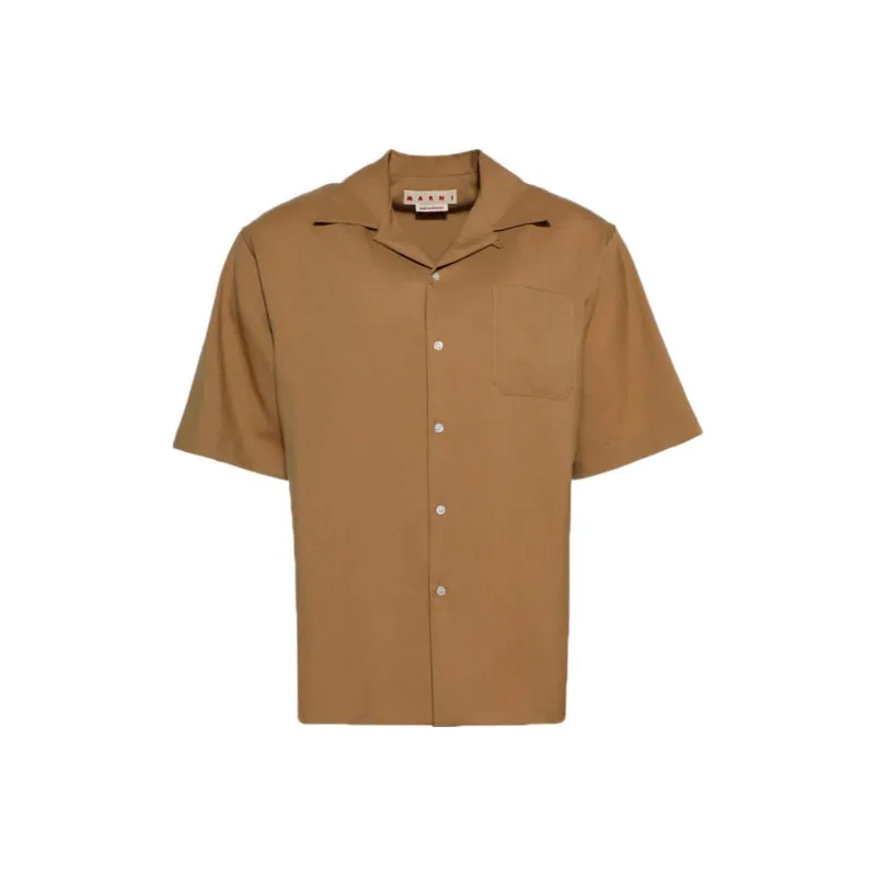 MARNI Tropical Wool Shirt-0