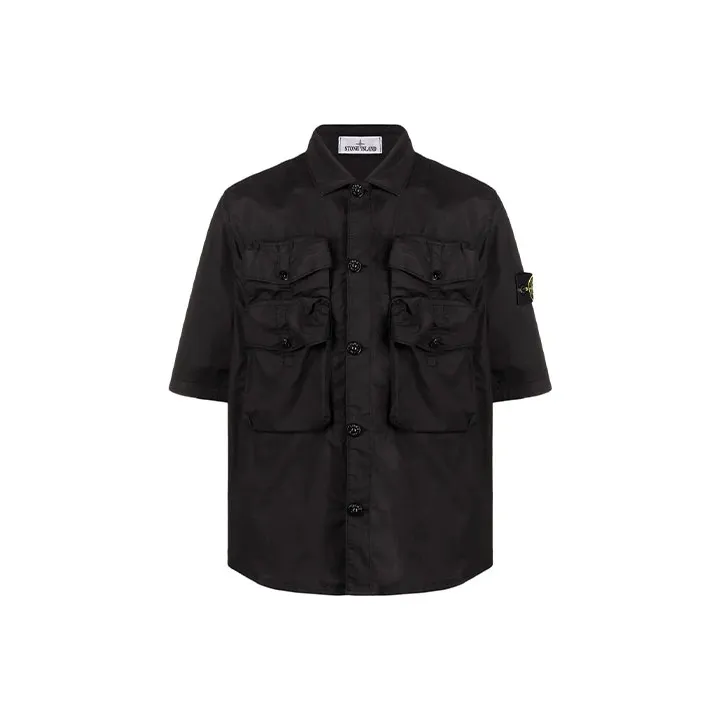 STONE ISLAND Shirts Men Black-0