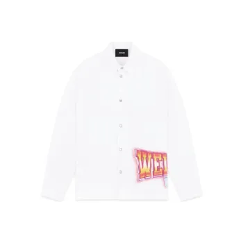 WE11DONE FW22 Shirt Unisex White