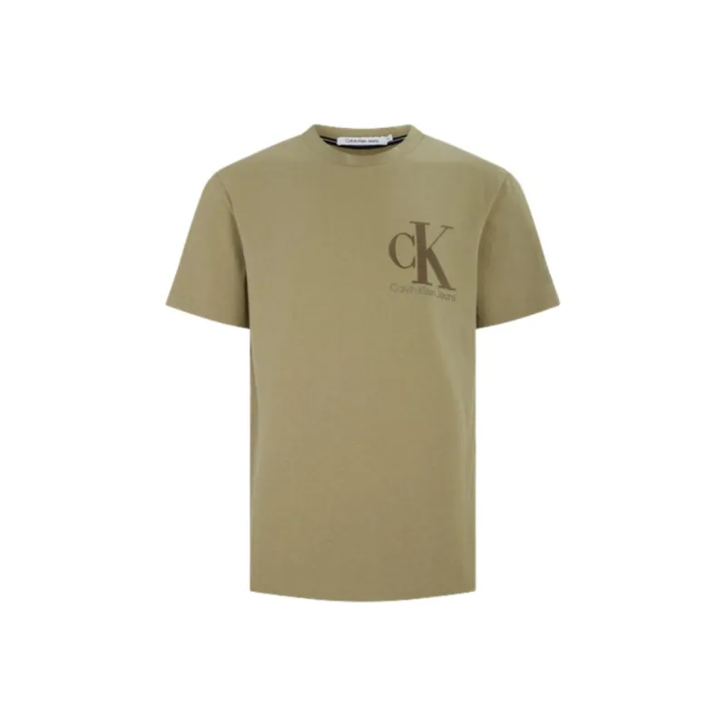 CALVIN KLEIN T Shirt Men's Army Green-0