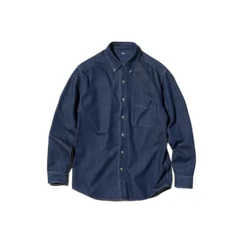 UNIQLO Shirts Men Dark Blue