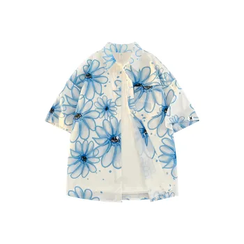 Hurley Shirts Unisex White Blue