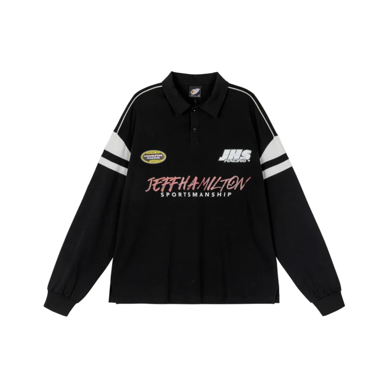 JEFF HAMILTON Polo Shirt Unisex Black-0