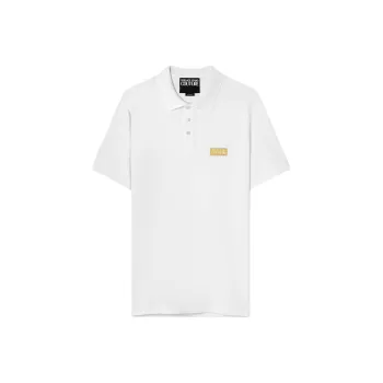 VERSACE JEANS COUTURE SS24 Polo Shirt Men's White