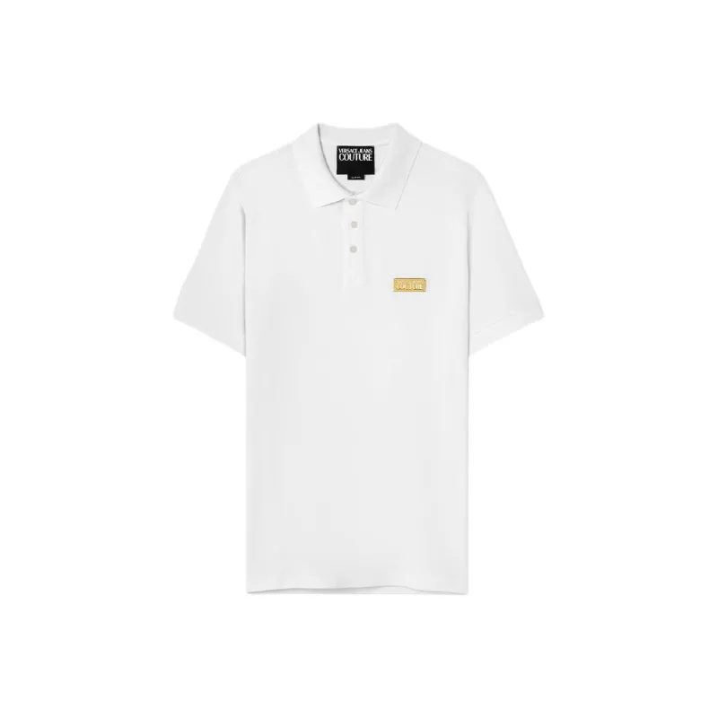 VERSACE JEANS COUTURE SS24 Polo Shirt Men's White-0