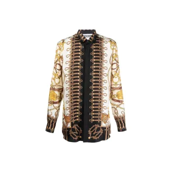 MOSCHINO Shirts Men Yellow