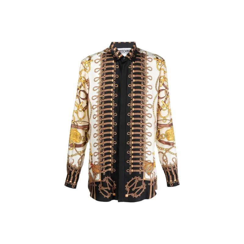MOSCHINO Shirts Men Yellow-0