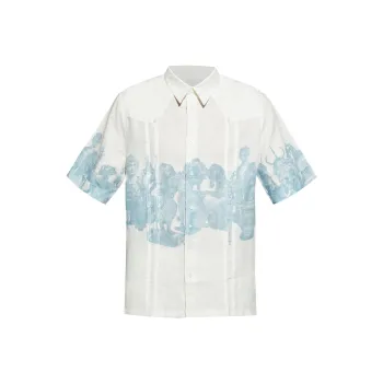 Givenchy Graphic Printed Short Sleeve Shirt