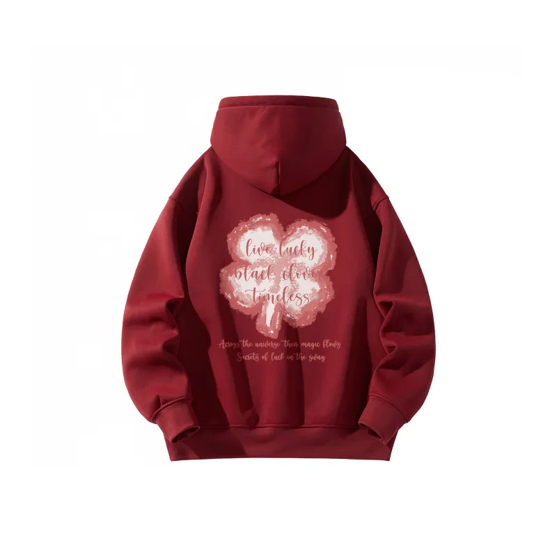 BLACK CLOVER Hooded Pullover Sweatshirt Unisex-9