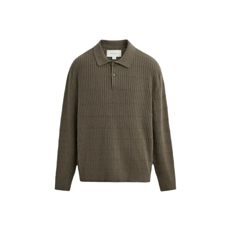 ZARA Polo Shirt Men's Earth Tone-0