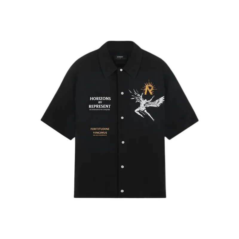 REPRESENT Shirts Men Black-0