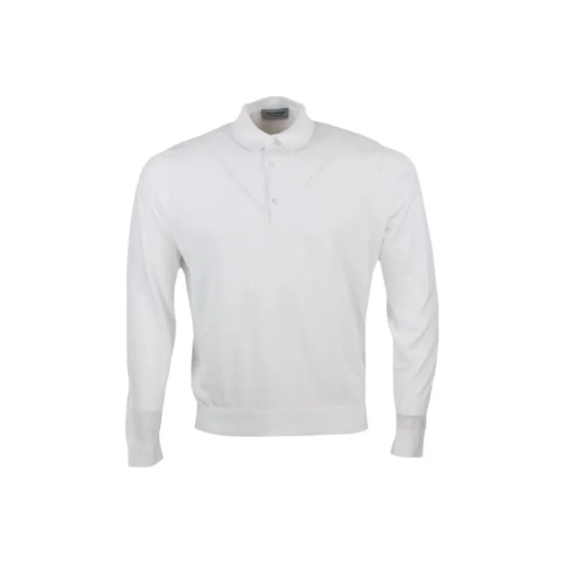 JOHN SMEDLEY Polo Shirt Men's White-0