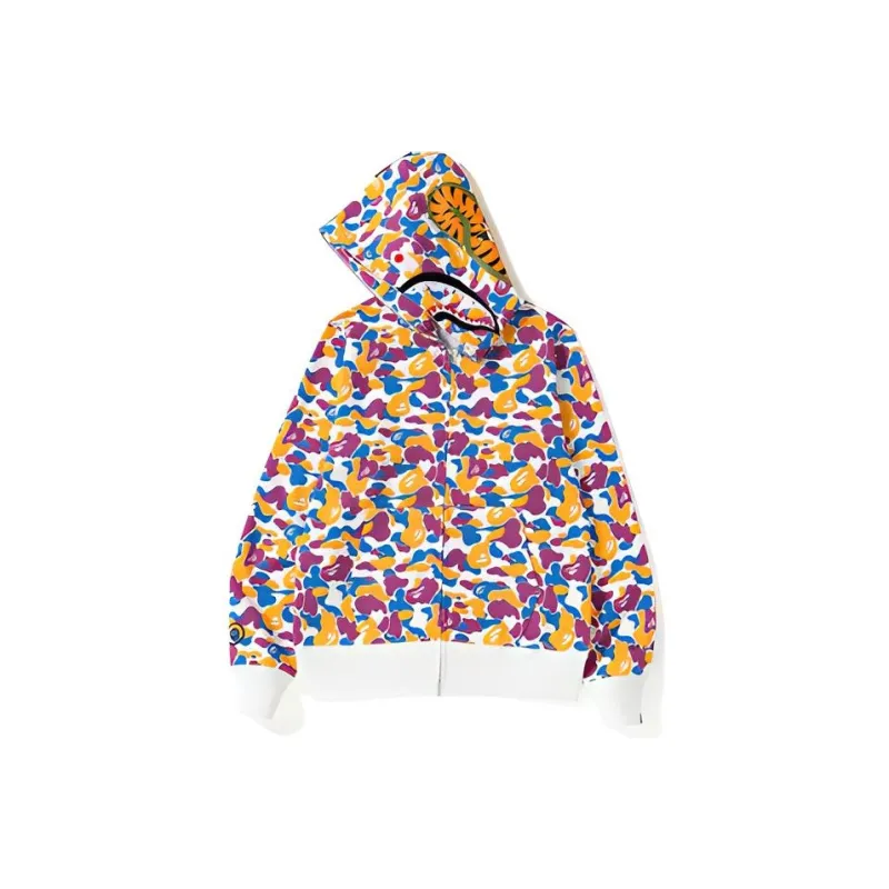 Bape La Store 5th Anniversary La Camo Shark Full Zip Hoodie-1
