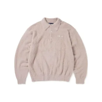 Thisisneverthat SCT Logo Shaggy Knit Polo