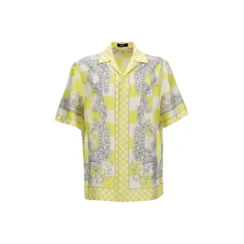 VERSACE Shirts Men Yellow