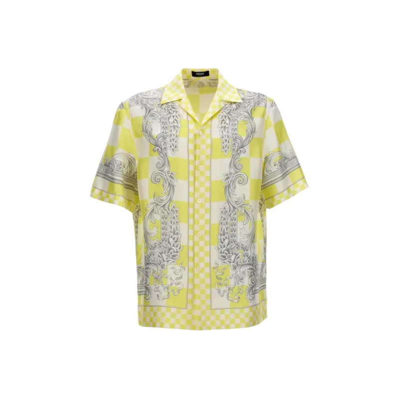VERSACE Shirts Men Yellow-0