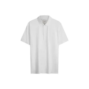 CALVIN KLEIN Polo Shirt Men's Moon White