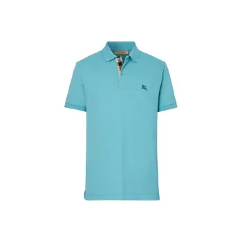 Burberry Polo Shirts Men Blue
