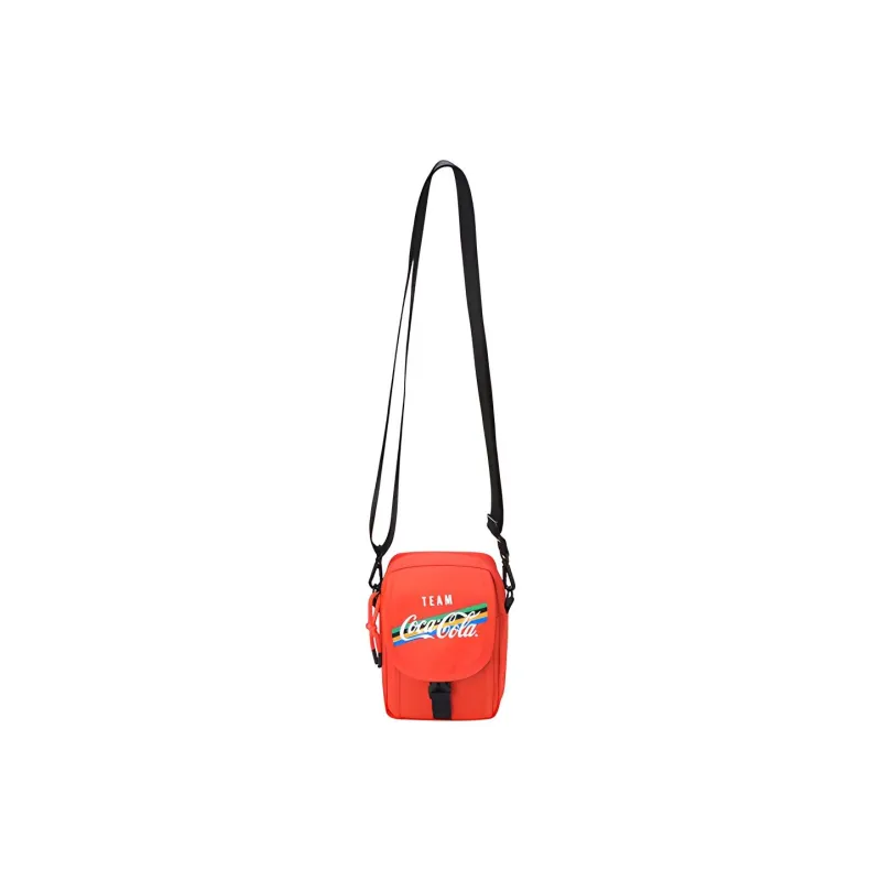 Anta Coca-Cola/Cola Coca Cola Joint Funds Oxford Shoulder Bag Crossbody Bag Unisex Red-1