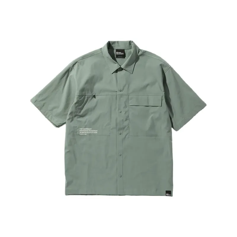 Jack Wolfskin Shirt Men's Green-0