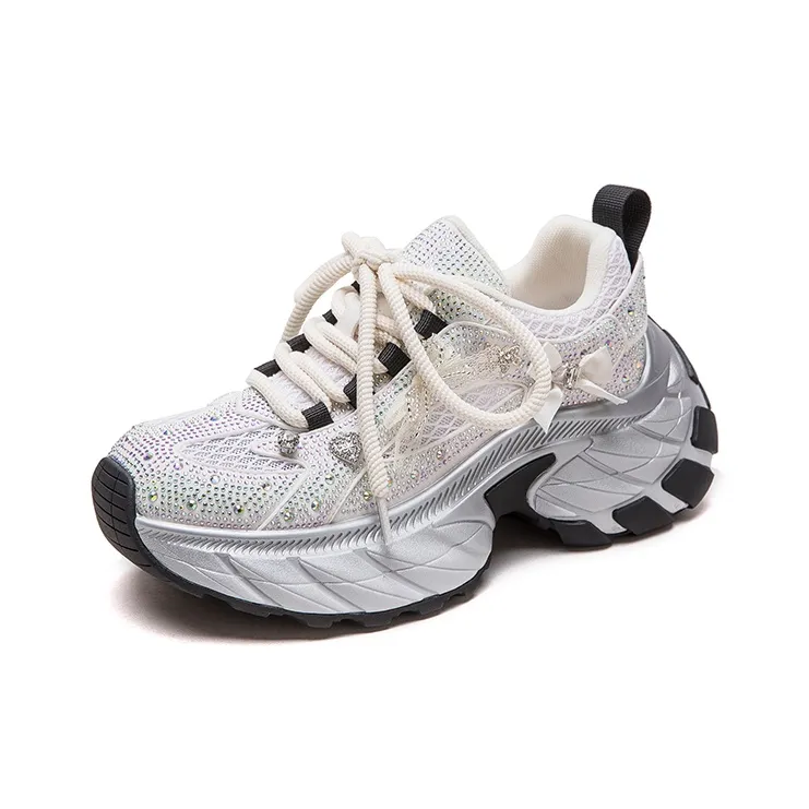 Chibang Lightweight Low Top Chunky Sneakers Women's-2