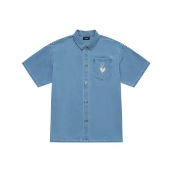 MLB Base Logo Shirts Unisex Light Blue