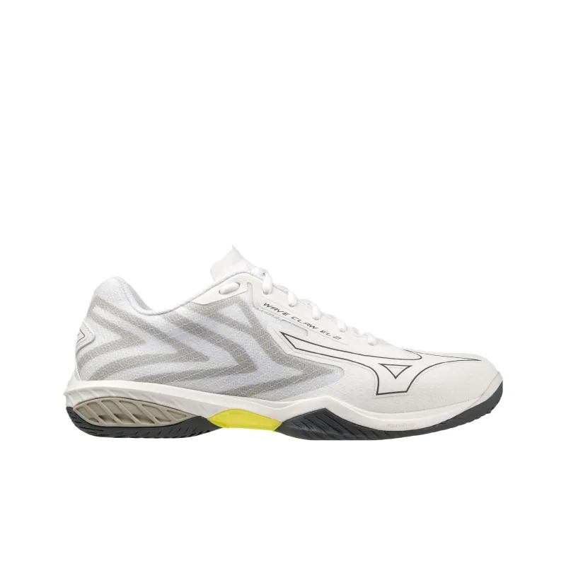 Mizuno Wave Claw EL 2 Anti Slip Wear Resistant Mid Top Badminton Shoes Unisex White-1