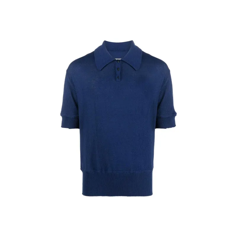 Maison Margiela Knitted Polo Shirt-0