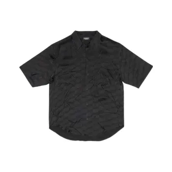Balenciaga Balenciaga BB MONOGRAM FW22 Shirt Men's Black