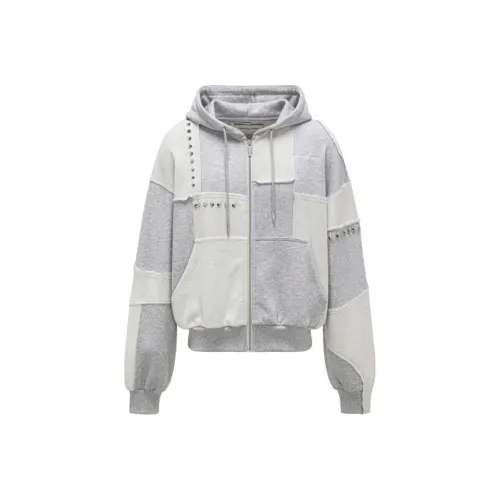 Hla High Heels Studded Zip-up Hoodie