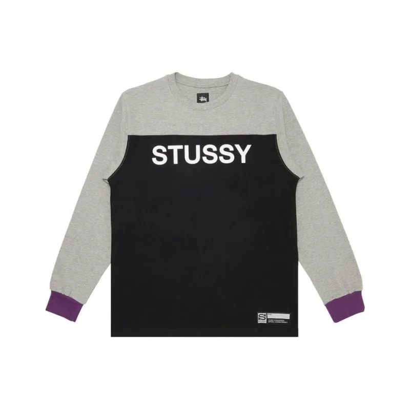 Stussy Basic Block Jersey Long Sleeve-0