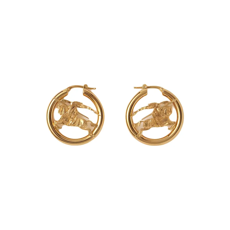 Burberry Brass Gold plated Earrings Women's Gold-1