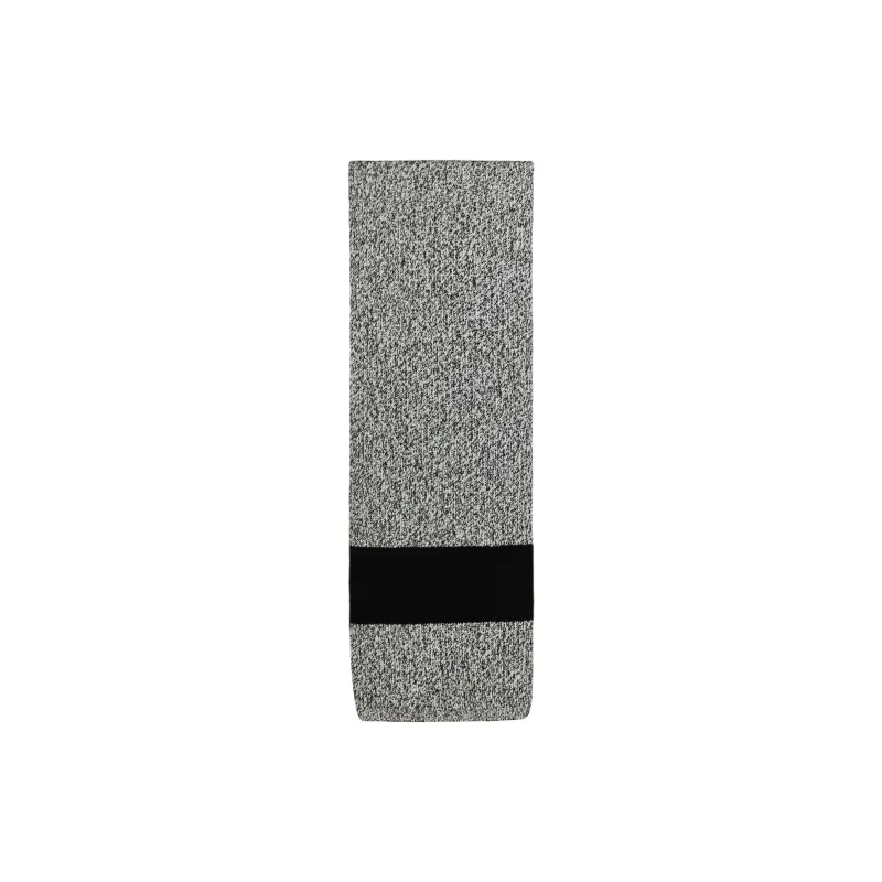 CHANEL Knit Scarves Women's Black Gray Color-1