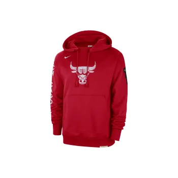 Nike Chicago Bulls Standard Issue 2023/24 City Edition Sweatshirt City Edition 2023/24 Season Chicago Bulls Men's Red