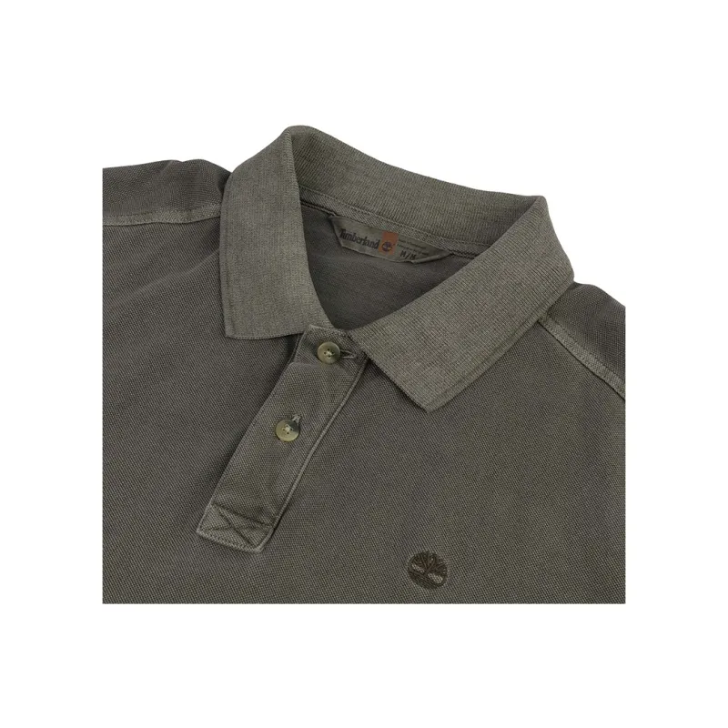 Timberland Polo Shirt Men's Army Green-6