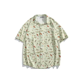 BIENKIMIIYE Shirts Unisex Erhai Apricot