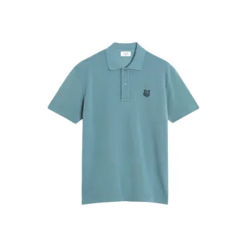 Maison Kitsune Bold Fox Head Patch Oversized Polo Shirt